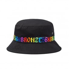 Sombrero Bronze Bucket Hat Negro